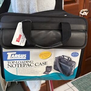 Targus  top loading notepac case  computer notebook case  ballistic nylon black